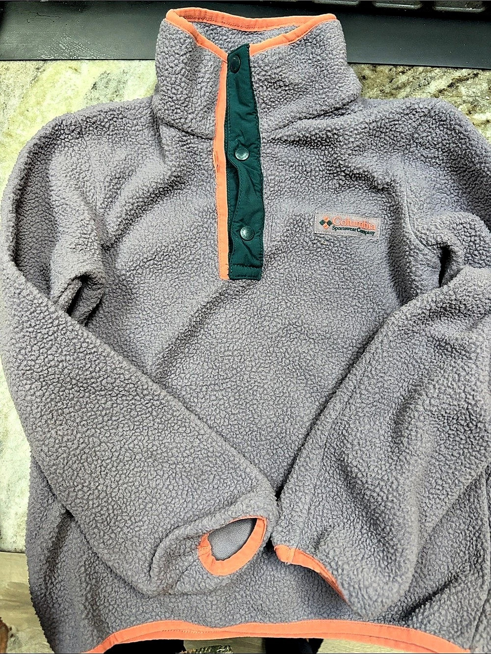 Columbia Benton Springs Half-Snap Fleece Pullover Gray